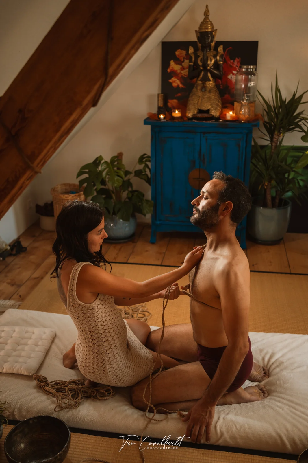 Elise — Massage & Shibari session — photograph 85
