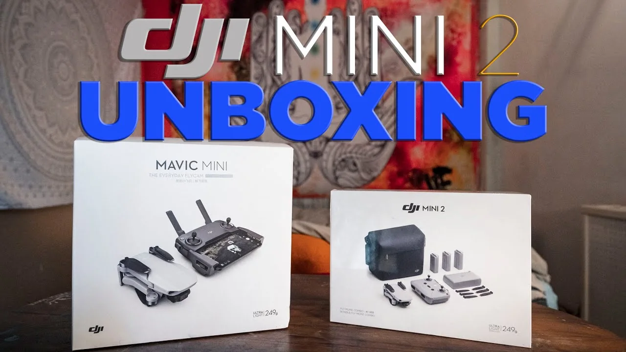 Unboxing the DJI Mini 2 — official video poster